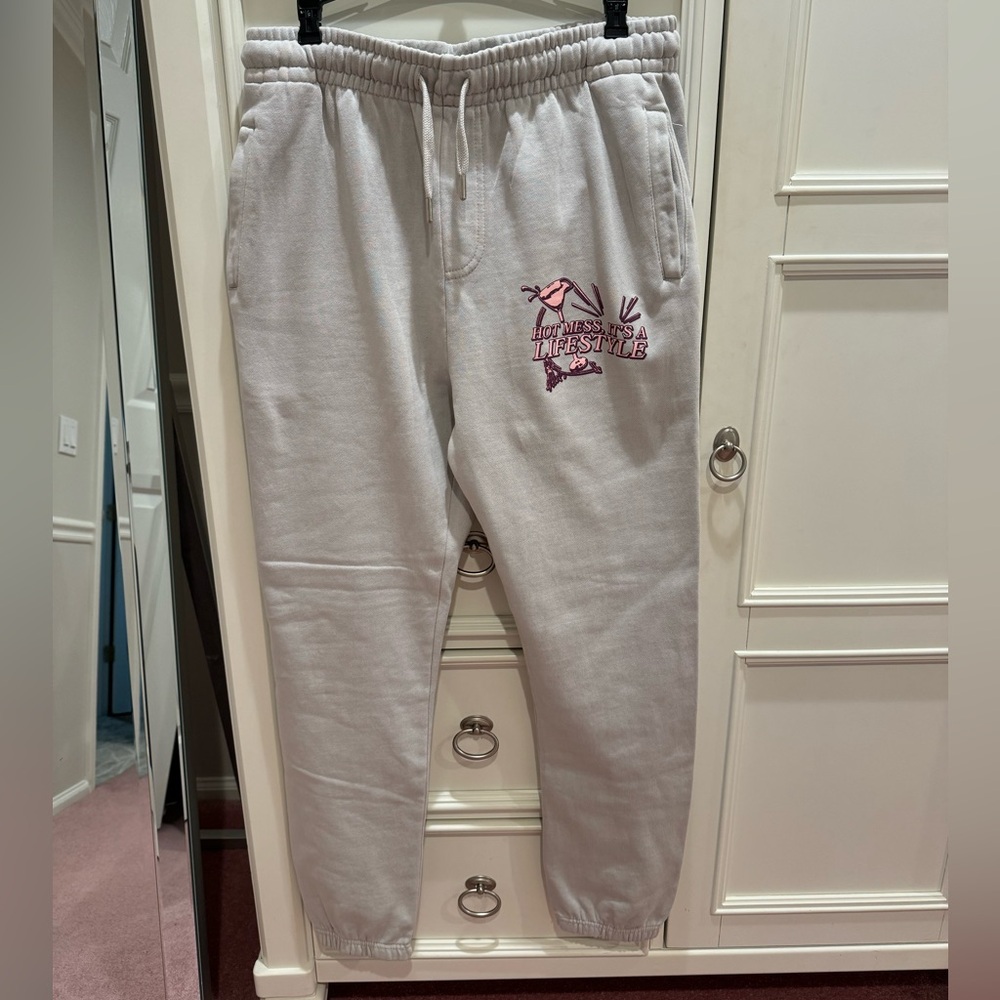 Hot Mess Alix Earle Gray Sweatpants